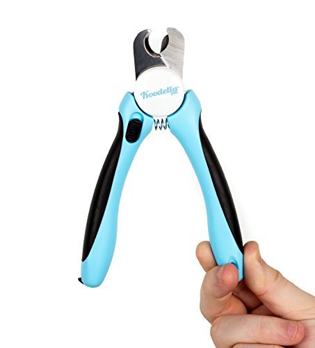 Koodella Dog Nail Clippers With Quick Guard. Best Professional Dog Nail Trimmer For Large, Medium Dogs