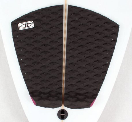 Ocean & Earth surfboard tail pad traction grip Black Out - 2 piece 12" long 25 mm kick, no arch