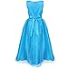 YiZYiF Kids Girls Sequined Wedding Dress Bridesmaid Formal Christmas Party Gown Blue 9-10