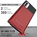 PunkJuice Galaxy Note 10 Battery Case, 5200mAh Fast Charging Extended Power Bank W/Screen Protector | IntelSwitch | Slim, Secure and Reliable Compatible W/Samsung Galaxy Note 10 [Red]