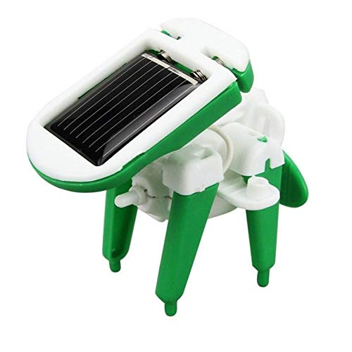 HsgbvictS DIY Toys Creative Toy Creative 6 in 1 Solar Power DIY Assembly Windmill Puppy Robot Education Kids Toy6 in 1, Educational Toy, DIY Assembling, with Solar Power Panel