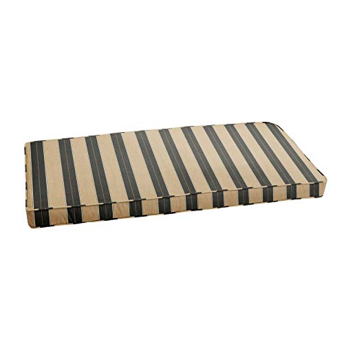 Sorra Home Sunbrella Corded Bench Cushion - Fade & Water Resistant, Outdoor & I…