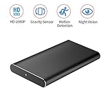 Mofek Hidden Camera Power Bank with Gravity Sensor, Motion Detection, Night Vision, 8000mAh HD 1080P Spy Camera Nanny Cam for Home Security/Baby/Pet Monitoring