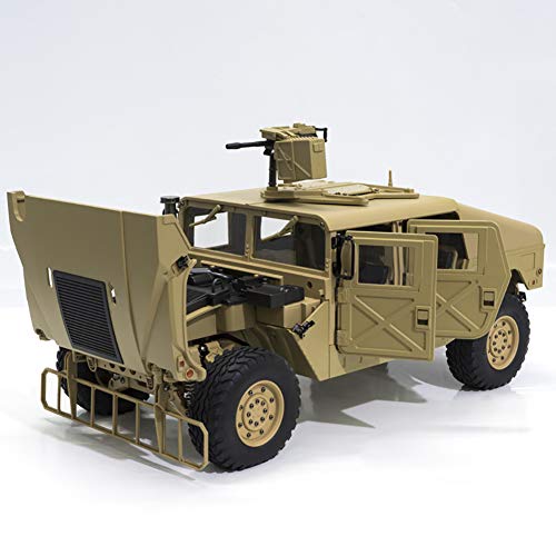 Delili 4WD RC Geländewagen,2.4Ghz Ferngesteuerter Militär-LKW, RC LKW Buggy Für Kinder Im Alter Von 6-14 Jahren – Bild 7