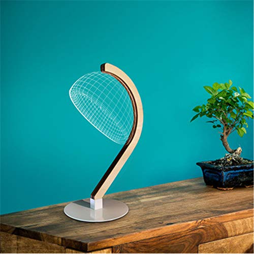 Efecto 3D Estéreo Visión Led Portalámparas Lámpara De Pantalla De ...