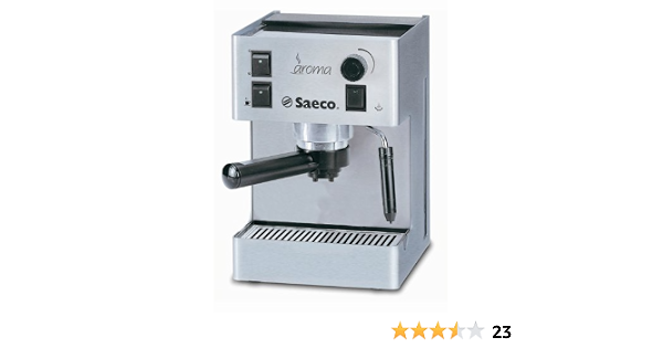 Amazon.com: Saeco 30013 aroma tradicionales Espresso machine, Acero  inoxidable : Hogar y Cocina