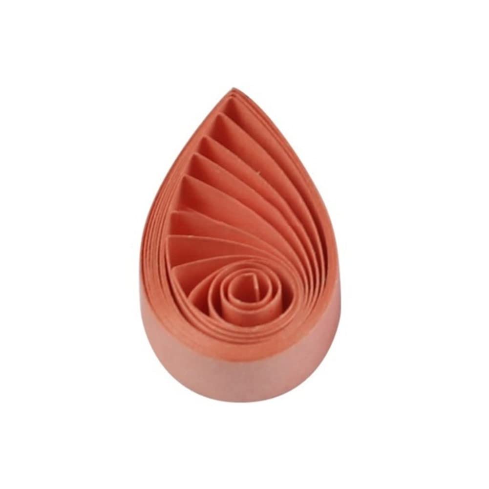 ODETOJOY Quilling Strips 5mm Paper Quilling Set Solid Color Star Origami Paper DIY Hand Crafts Single Color Quilling Paper Filigee Strips (Coral)