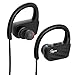 Bluetooth Headphones V4.1 Earbuds with Mic for Sport Earphones Wireless Headset for Driving Running True HD Sound Stereo Earpiece CSR 8635 IPX7 Waterproof Sweetproof HELME (Black)