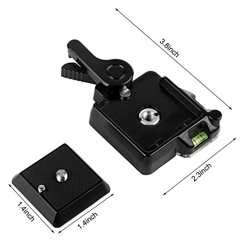 image for WAAO Camera Camcorder Tripod Monopod Ball Head QR-40 Quick Release Pla