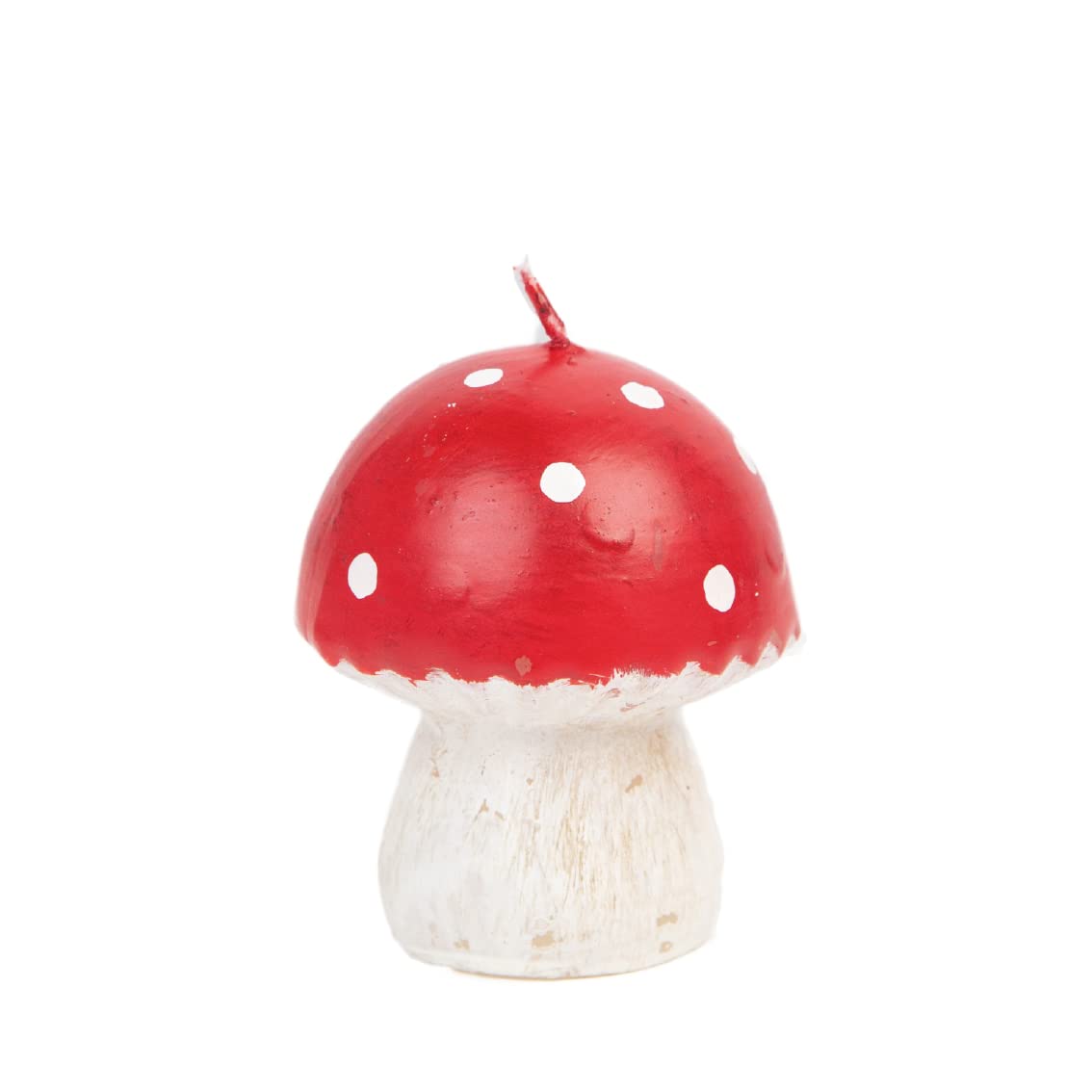 Talking Tables Small Mushroom Shaped Candle for Christmas Table - 7.5cm | Red Toadstool Forest Party Decorations, Autumn Home Décor, Alice in Wonderland Tea, Garden Fairy Theme, Forest-CNDL-MUSH-S