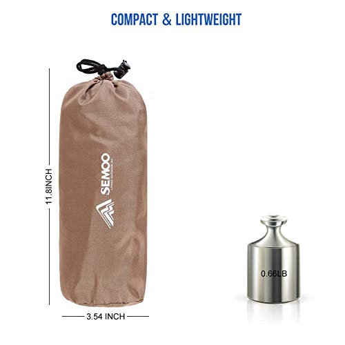 SEMOO Camping Pillow/Inflatable Air Pillow- Self Inflating, Compressible for Camping, Backpacking and Travel - Thumbnail 4