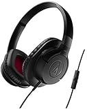 Audio-Technica ATH-AX1iSBK Over-Ear Headphones