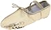 Dance Class Women's B902 Full Sole Metallic Ballet Slipper,Gold,8 M US