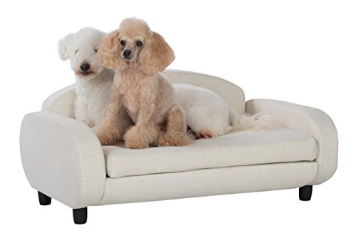 Paws & Purrs Pet Upholstered Sofa Bed, Oatmeal
