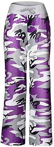 Women Pants Neartime Print Loose Casual Pants American Flag Drawstring Wide Leggings