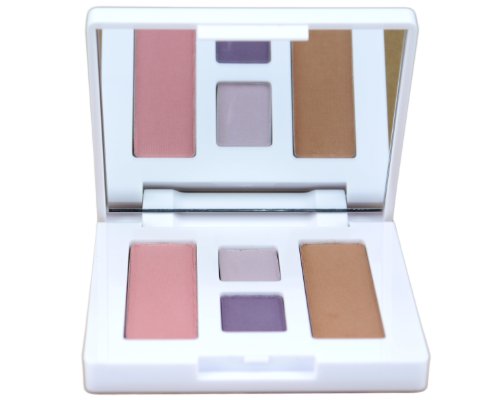 Clinique Eye & Cheek Colour Compact Kit: Colour Surge Eye Shadow Palettes (Twilight Mauve / Brandied Plum Duo) + Soft-Pressed Powder Blusher (Pink Blush) + True Bronze Pressed Powder Bronzer (Sunkissed)