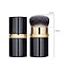 BLD Foundation Kabuki Brush Retractable - Best Portable Brush for Liquid or Cream Foundation/Concealer/Powder, Super Soft Dense Synthetic Hair