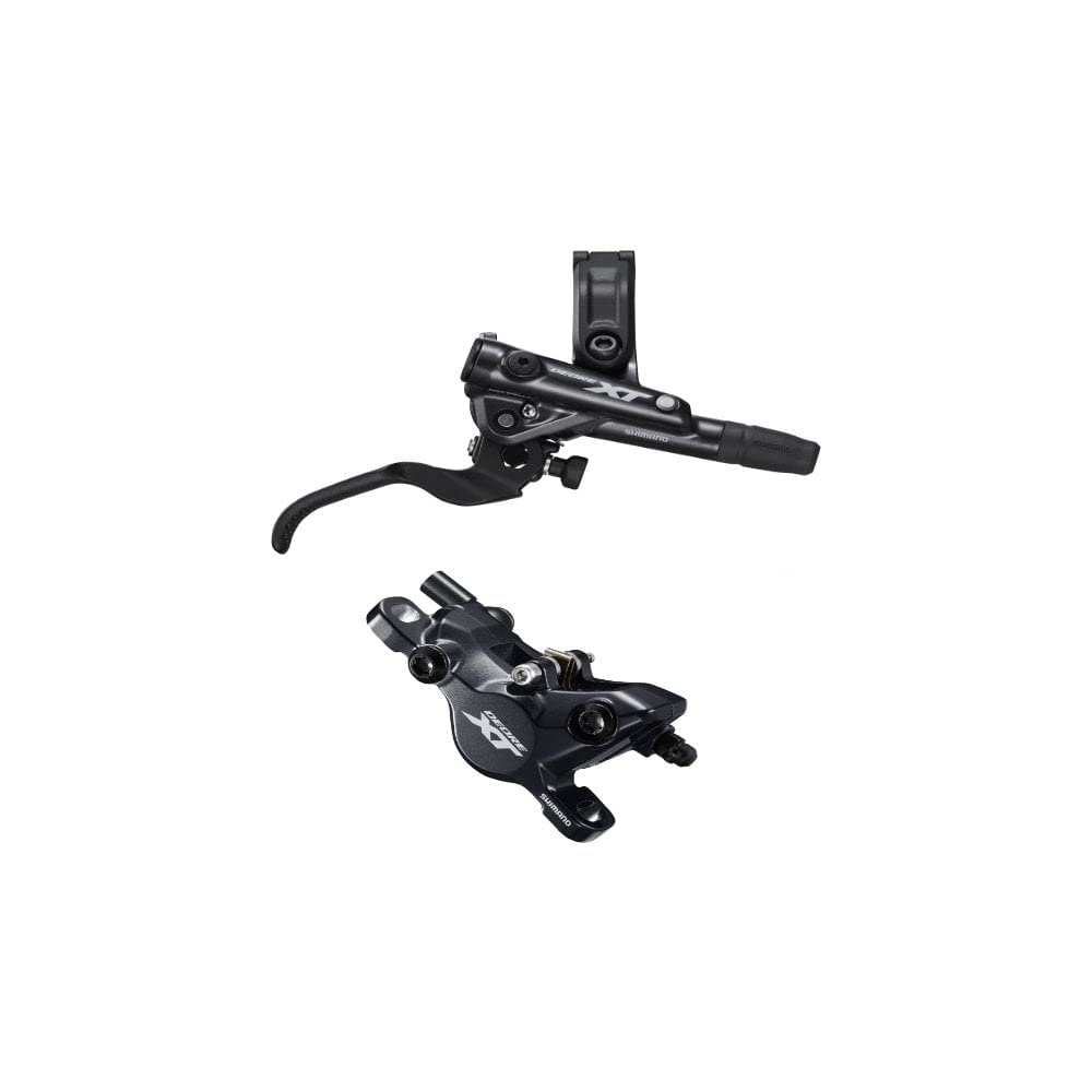 SHIMANO,VARM8100BL Deore XT BR-M8100/BL-M8100 XT bled brake lever/post mount calliper, rear left
