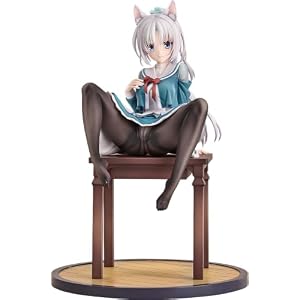 ルミナスボックス 千恋*万花 スケールフィギュア 朝武芳乃 制服獣耳Ver. プラスチック製 塗装済み完成品 1/7スケール 専用台座付属 全高約210mm