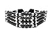 Local Bead Shop Traditional Handmade 4 Row Black Buffalo Bone Hairpipe Tribal Choker Necklace