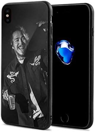 Post Malone 3D Printing Screen Protector Rugged Cover Dust-Proof Shockproof Drop-Proof Scratch-Resistant Shell for Apple iPhone X Case 5.8 Inch