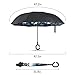 Elover 32in X 8 Panels Double Layer Inverted Umbrella, C - Beauty Flower