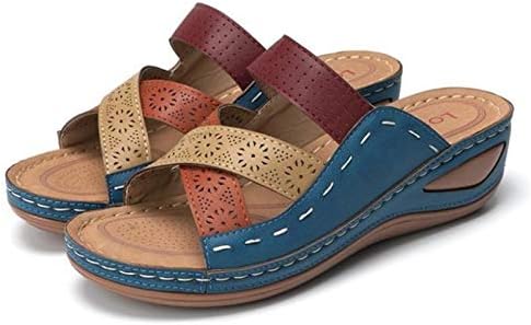 wuzhengzhijia Women' s Platform Wedge Sandals with Arch Support