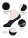 Mens No Show Socks 6 Pack Casual Low Cut Thin Loafers Non Slip Boat Liners