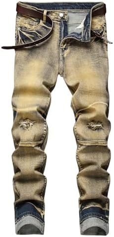 DSQUARED2 Sexy Twist Jean Men's Yellow Jeans US 28 IT 44 at Amazon