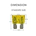 MuHize 100pcs Standard ATC Blade Fuses Kit (2A-35A) - Corrosion-Resistant with Heavy Duty Fuse Puller - Blade Fuses Assortment Kit Fits Cars, Trucks, SUVs, RVs, Campers