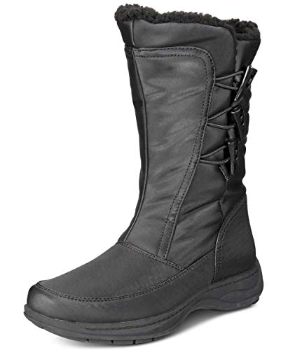 Sporto Dana Mid Calf Winter Boots, Dark Pewter, 7 US