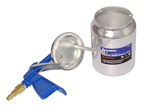 High Pressure Air Suction Siphon Feed Spray Gun for Spraying Oil-Based or Latex Paints, with Filtering and Cleaning Kits