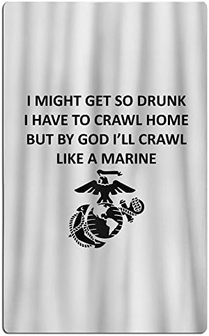 USMC - Crawl Funny Hold Pillow Square Pillow