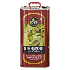DiSano Olive Pomace Oil, Ideal for All Indian Cooking, 5L Tin