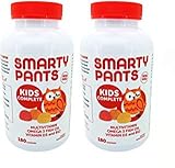SmartyPants Children's All-in-One Multivitamin Plus Omega-3 Plus Vitamin D (2 pack 180ct total 360ct)