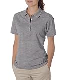 Jerzees 437W Ladies 50-50 Jersey Golf Shirt, Oxford - Medium