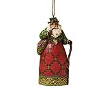 Jim Shore Irish Around the World Santa Heartwood Creek Christmas Ornament