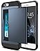iPhone 6S Plus Case, SAMONPOW Hybrid iPhone 6 Plus Wallet Case Card Holder Shell Heavy Duty Protection Defender Shockproof Anti-Scratch Soft Rubber Bumper Cover Case for iPhone 6/6S Plus -Dark Blue