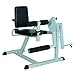 Soozier Adjustable Leg Curl Machine - White/Black