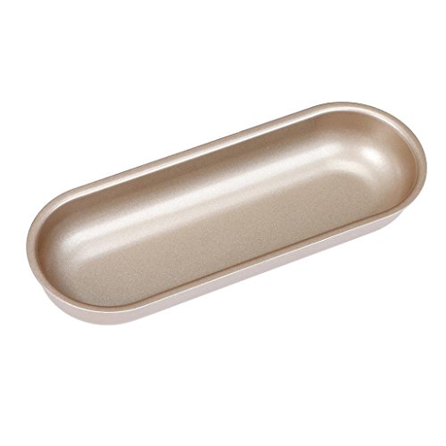 image for ChainSee Carbon Steel Hotdog Bread Loaf Bun Cake Mold Non Stick Bakewa