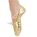 Adult Womens Glitter Ballet Dance Slipper Exercise Paw Shoes Soft Golden 42#