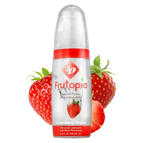 ID Frutopia Personal Lubricant - Strawberry Flavored, Water Based Lube, 3.4 Fl…