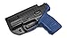 Concealment Express IWB KYDEX Holster: fits Walther PPS - Custom Molded Fit - Made in USA - Inside Waistband Concealed Carry Holster - Adjustable Cant & Retention