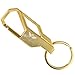 Woogwin Car Key Chain Keys Ring Business Gift for Men Women 2 Pieces Pack (2 pcs, gold)