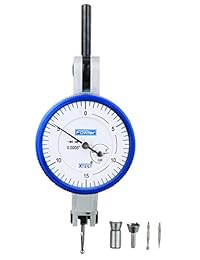 FOWLER Color Blanco Dial Indicador de x test, 0.060" máximo rango de medición Horizontal, 0 15 0 equilibrado Lectura, Revolution Contador, Blanco, 1