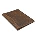 iCarryAlls Vintage Crazy Horse Leather Padfolio, with 3-Ring Binder for Letter-Size / A4 Notepad and Documents