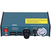 Semi Automatic Glue Dispenser Machine, AC110V Timer | Solder Paste Controller, Preset Drip Cycle, Aluminum Alloy Body, 0.0001ml Minimum Drip, Circuit Board Repair