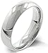 Lanyjewelry His Hers Couples Ring Set Womens Round CZ Stainless Steel Wedding Ring Set Mens Matching Band