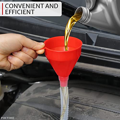 Large Funnel Wide Mouth Plastic Funnel Oil Funnel for Oil Change