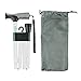 Folding Cane by Vive - Walking Cane for Men & Women - Collapsible, Lightweight, Adjustable & Portable Walking Stick Mobility Aid - Sleek Look & Comfortable Handles (White)